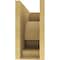 Ekena Millwork 9"W x 27"D x 18"H Classic Alma Rough Cedar Woodgrain TimberThane Corbel, Primed Tan CORUR09X27X18ALMRCPR - alternate 2